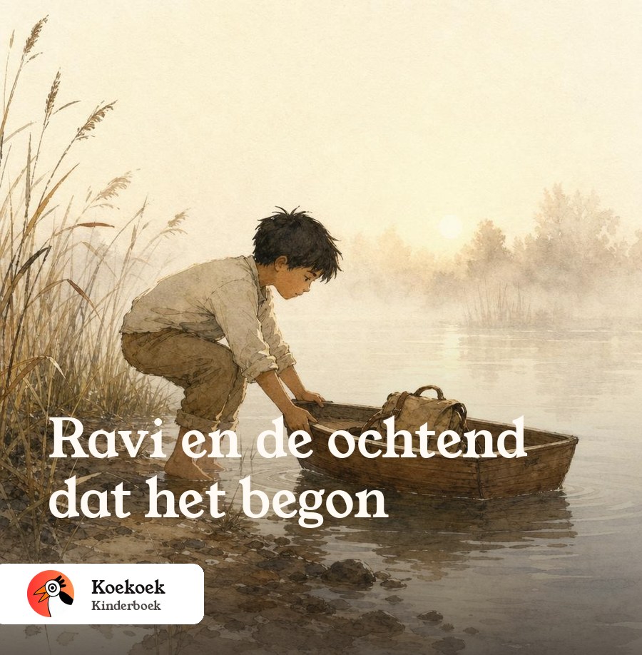 Voorbeeldomslag: Ravi en de ochtend dat het begon