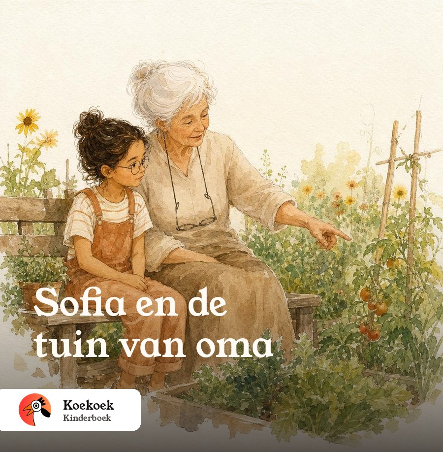 Omslag: Sofia en de tuin van oma