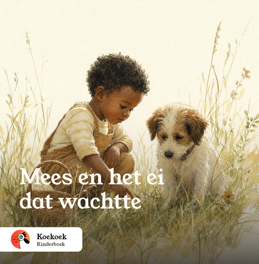 Voorbeeldomslag: Mees en het ei dat wachtte