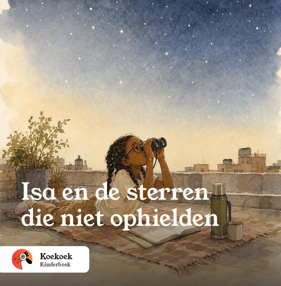 Voorbeeldomslag: Isa en de sterren die niet ophielden
