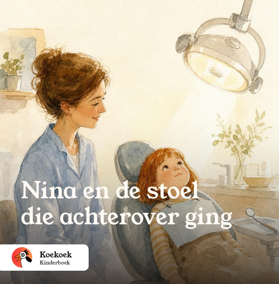 Voorbeeldomslag: Nina en de stoel die achterover ging