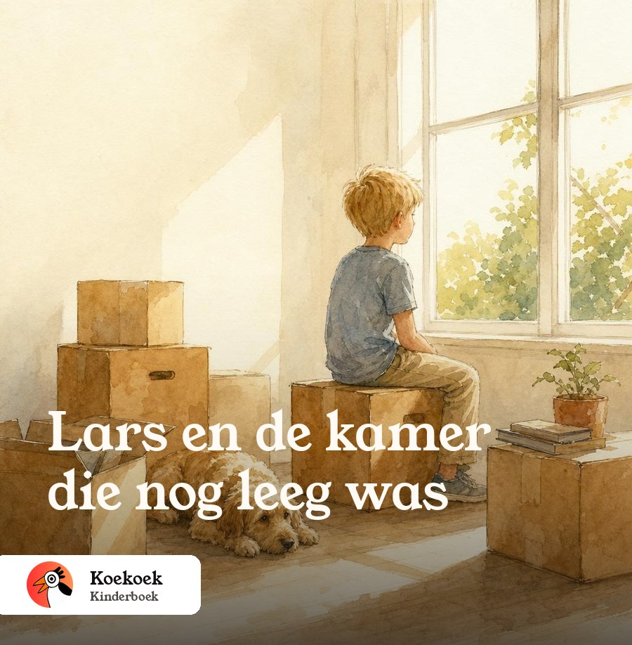 Voorbeeldomslag: Lars en de kamer die nog leeg was